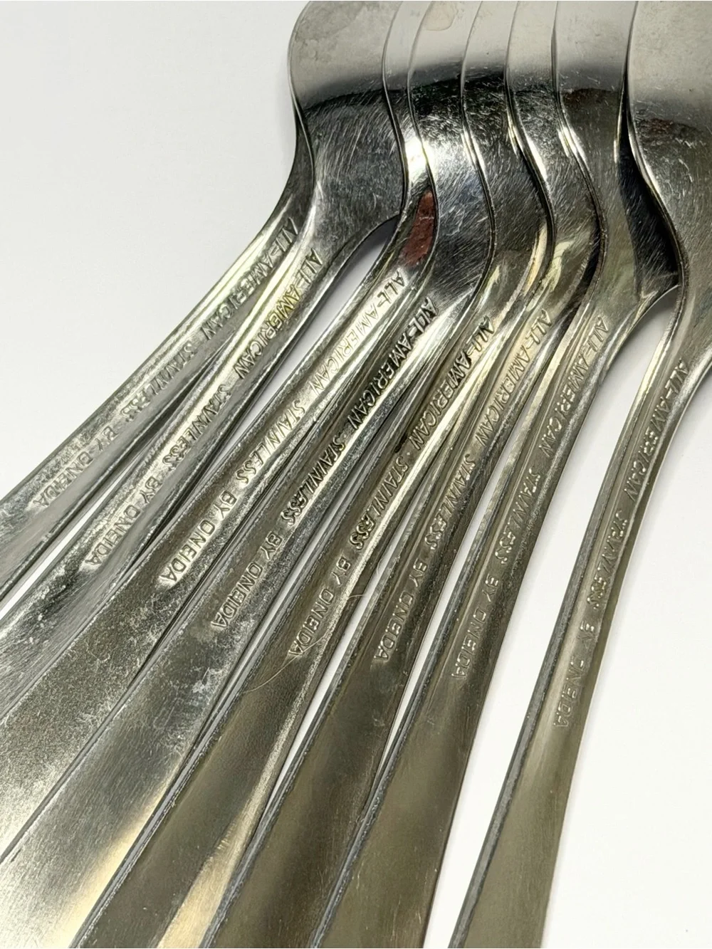 Oneida All-American Stainless Steel Spoons in Silver
